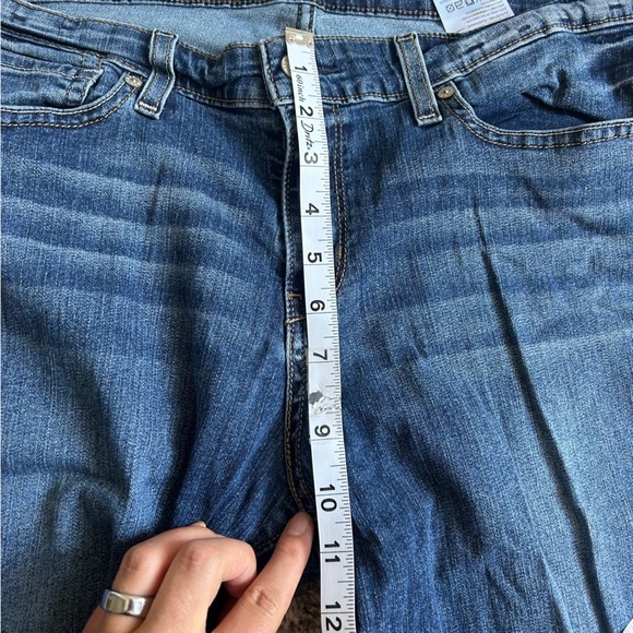 Levi's Women's Boot Cut Jeans in Deep Blue Casual Denim 18 34 - Picture 7 of 8